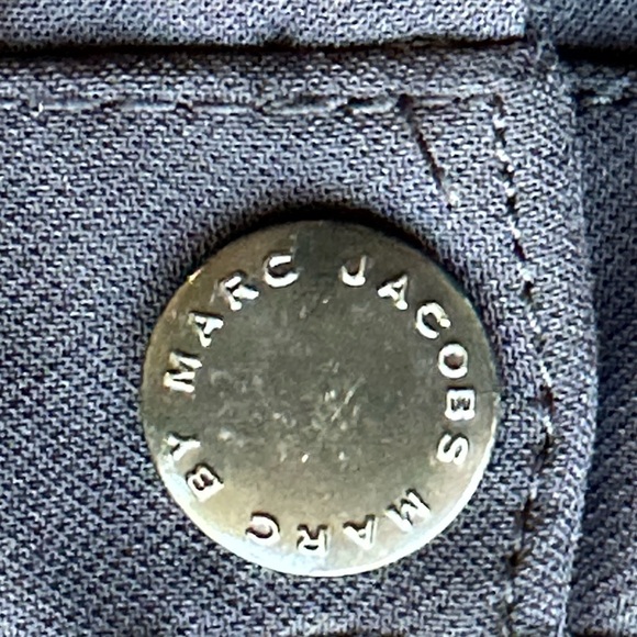 Marc by Marc Jacobs Navy Women’s Slim Career Pants Zipper on the Bottom Size 10 - Picture 8 of 8